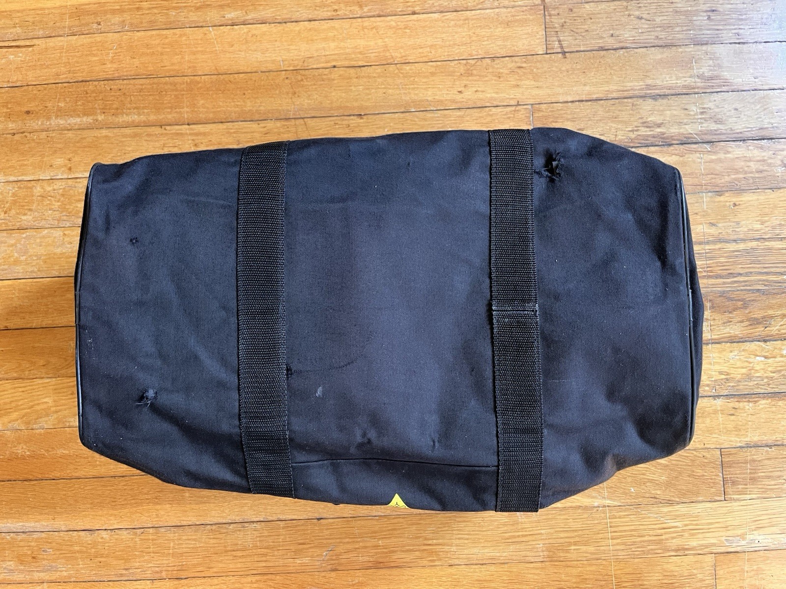 VINTAGE Maxell Blown Away Guy Duffel Bag Black Frequent Buyer Program