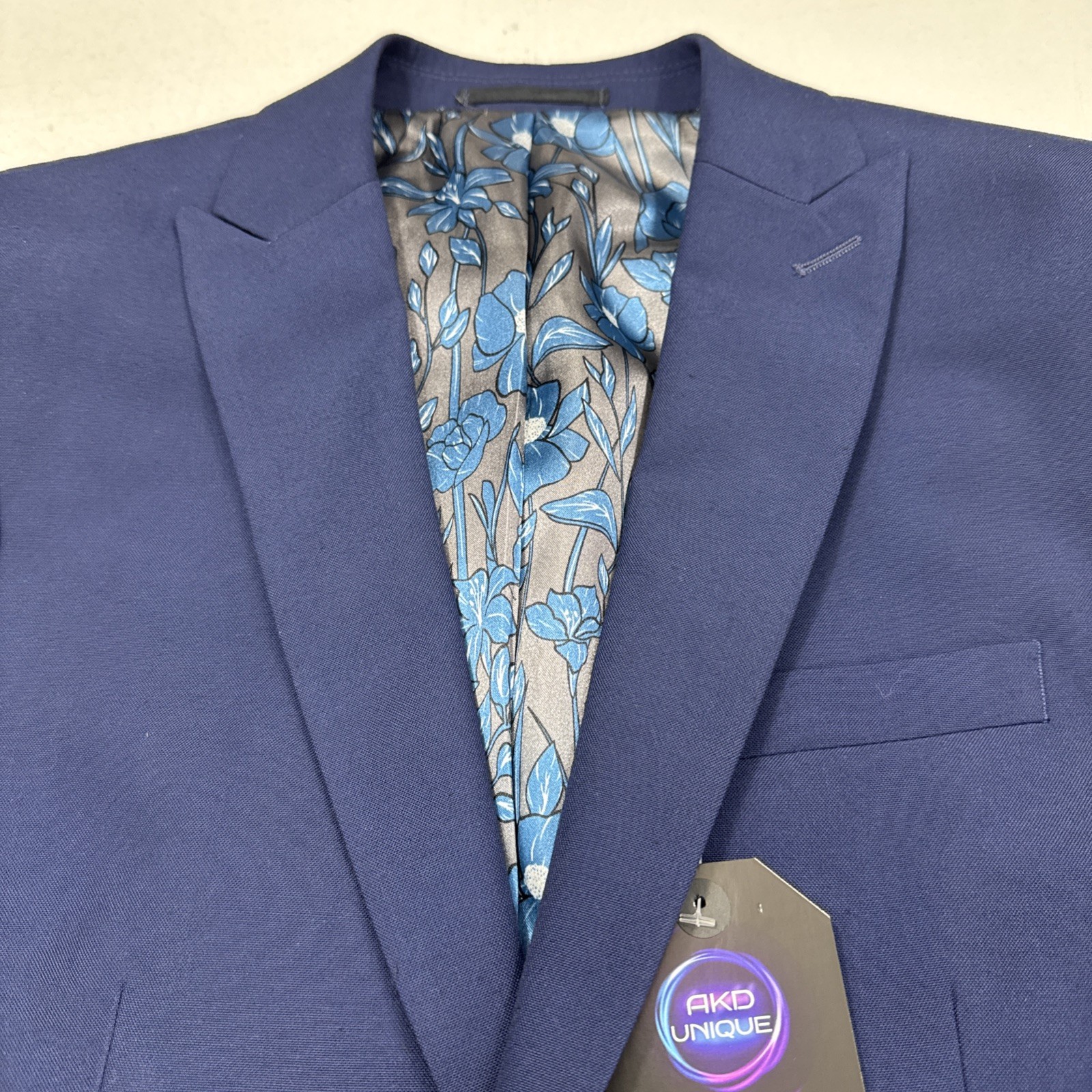 NEXT TAILORING Blue Slim Fit Modern Suit Jacket Blazer Chest 38 Short