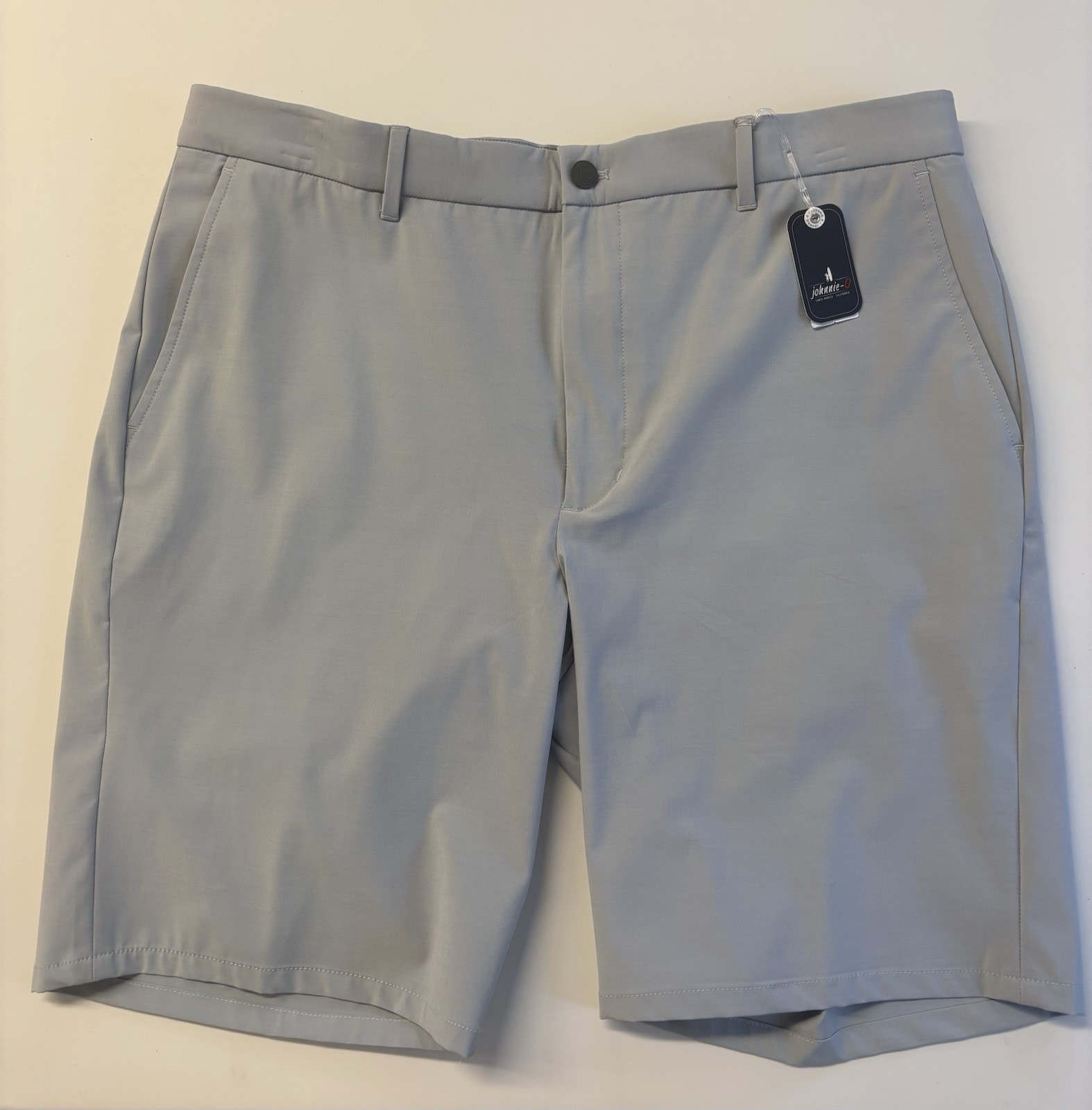 Johnnie-O Mulligan Performance Shorts – Grey – Multiple Sizes