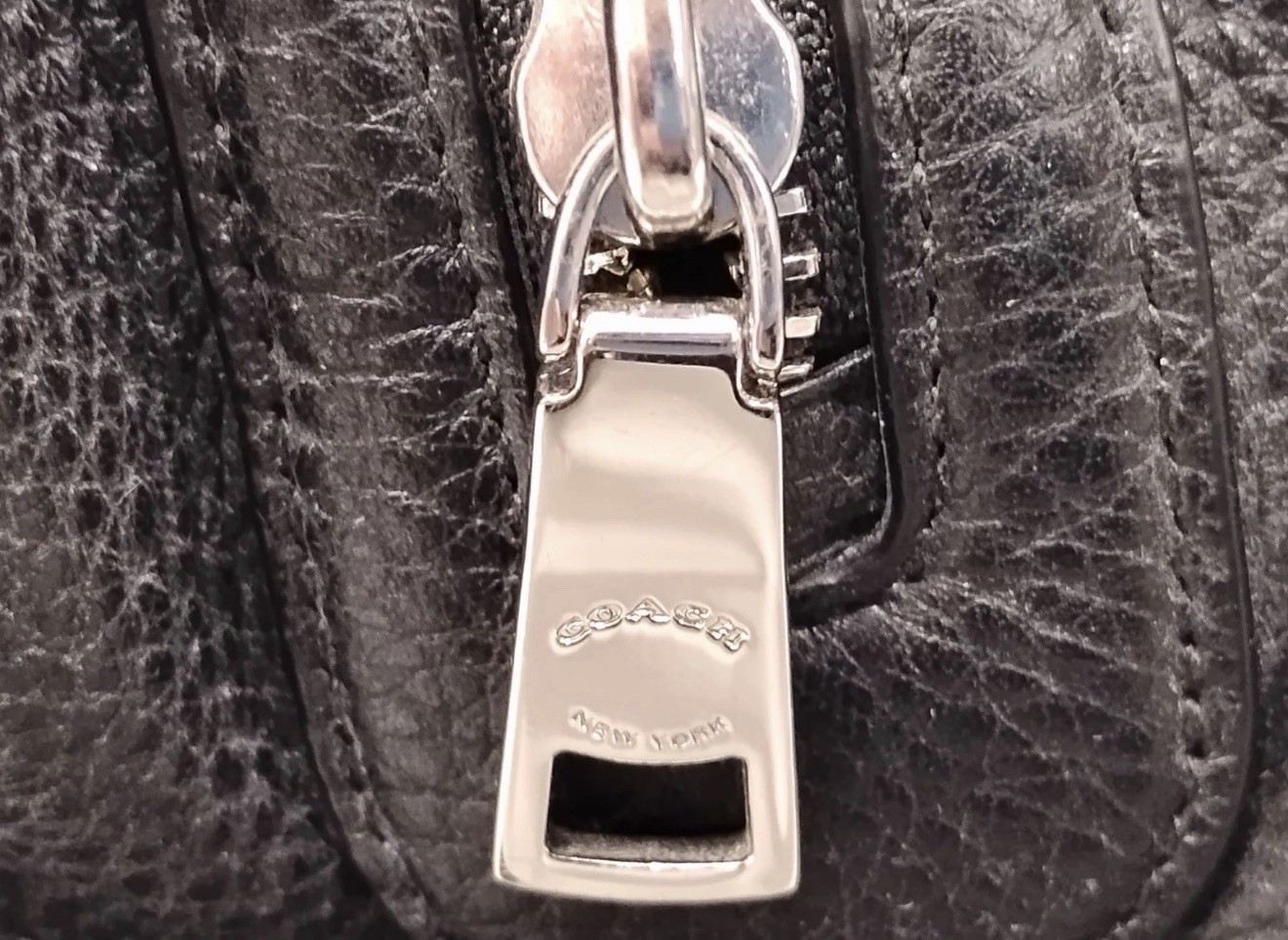 Coach Large Black Leather Bag