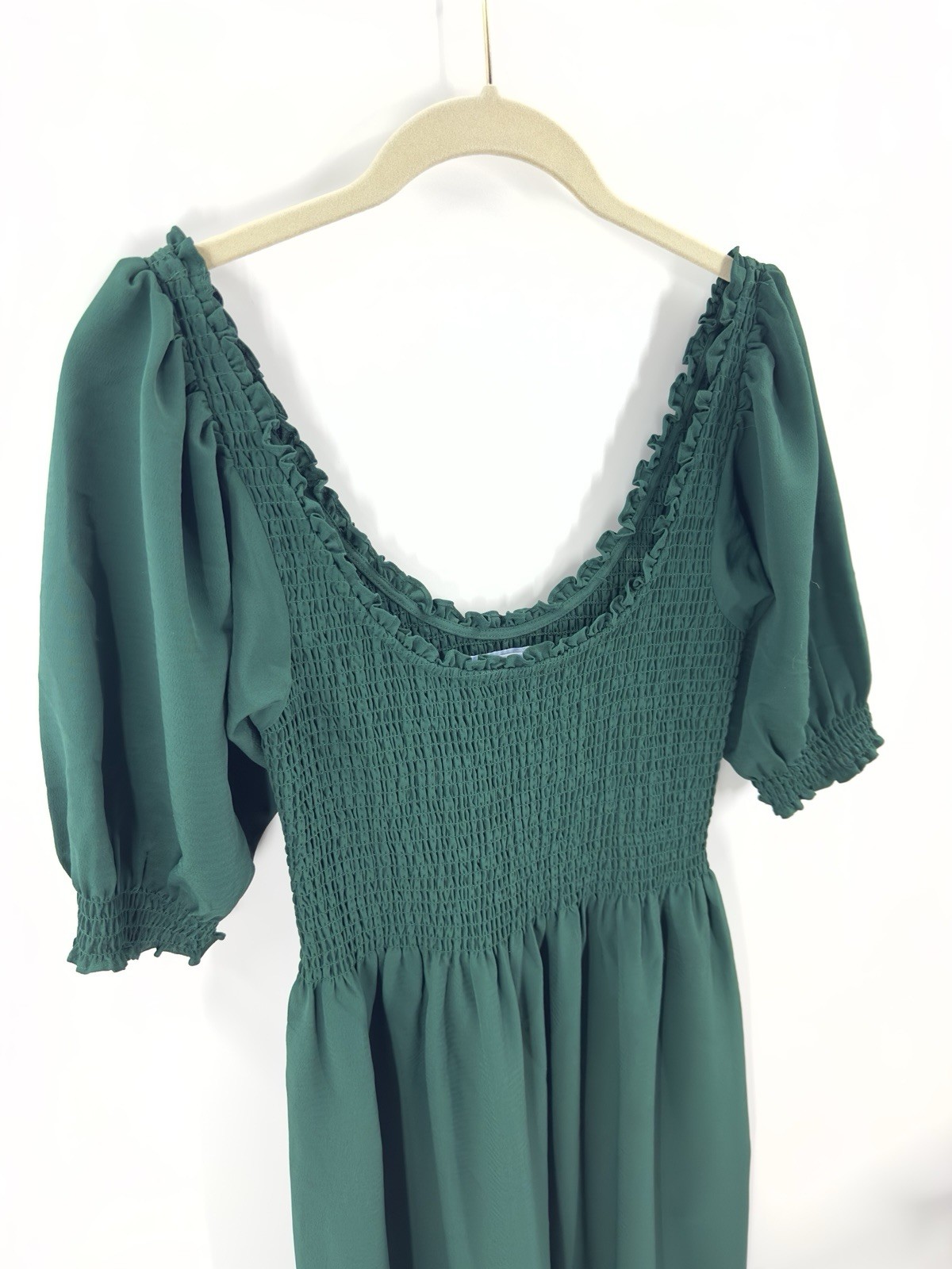 Hill House Home Louisa Nap Dress Size Small Boho Peasant Cottage Smocked Midi