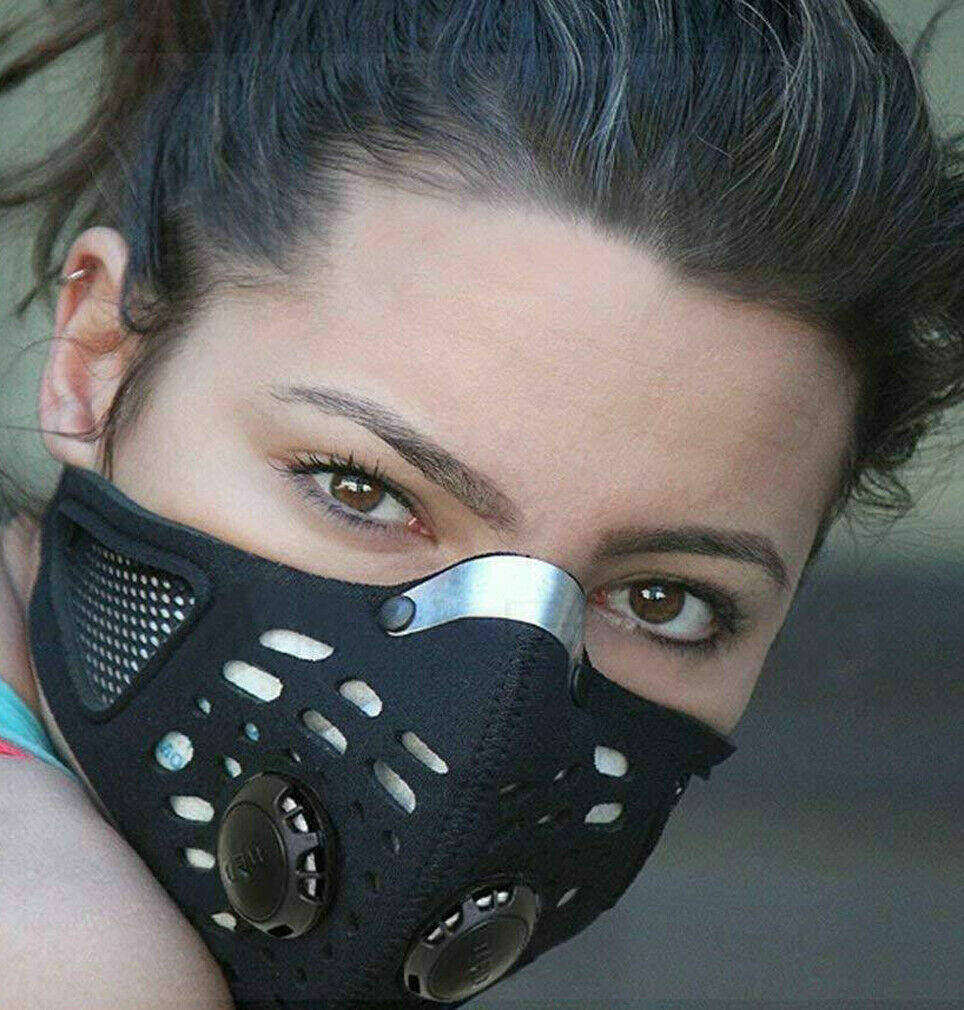 Cycling Face Masks Reusable Washable Carbon Filter Outdoor Sports Breathing Mask
