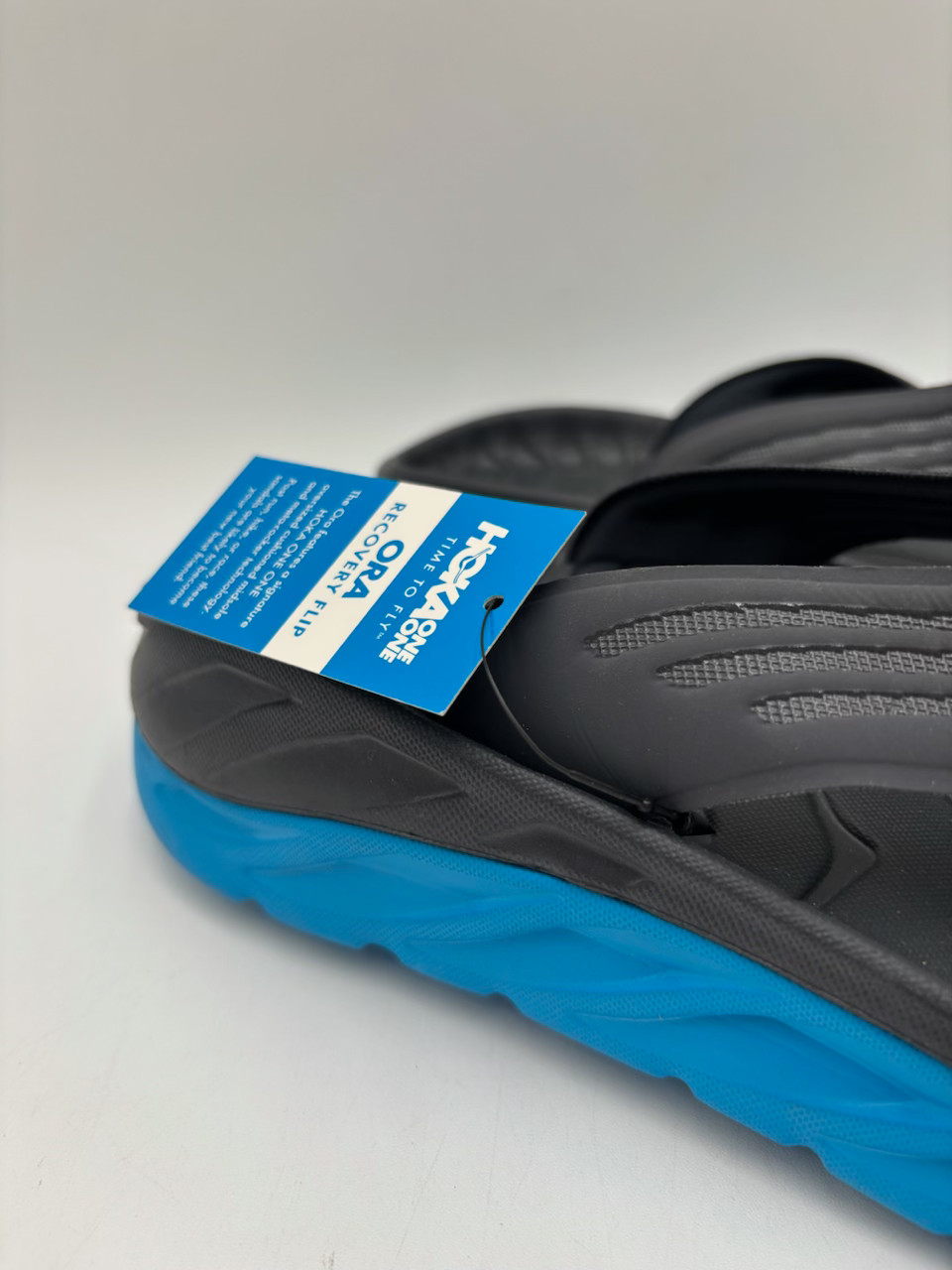 Hoka ORA RECOVERY 1099675 EBONY DRESDEN Men’s NEW Sandal Blue Multiple Sizes