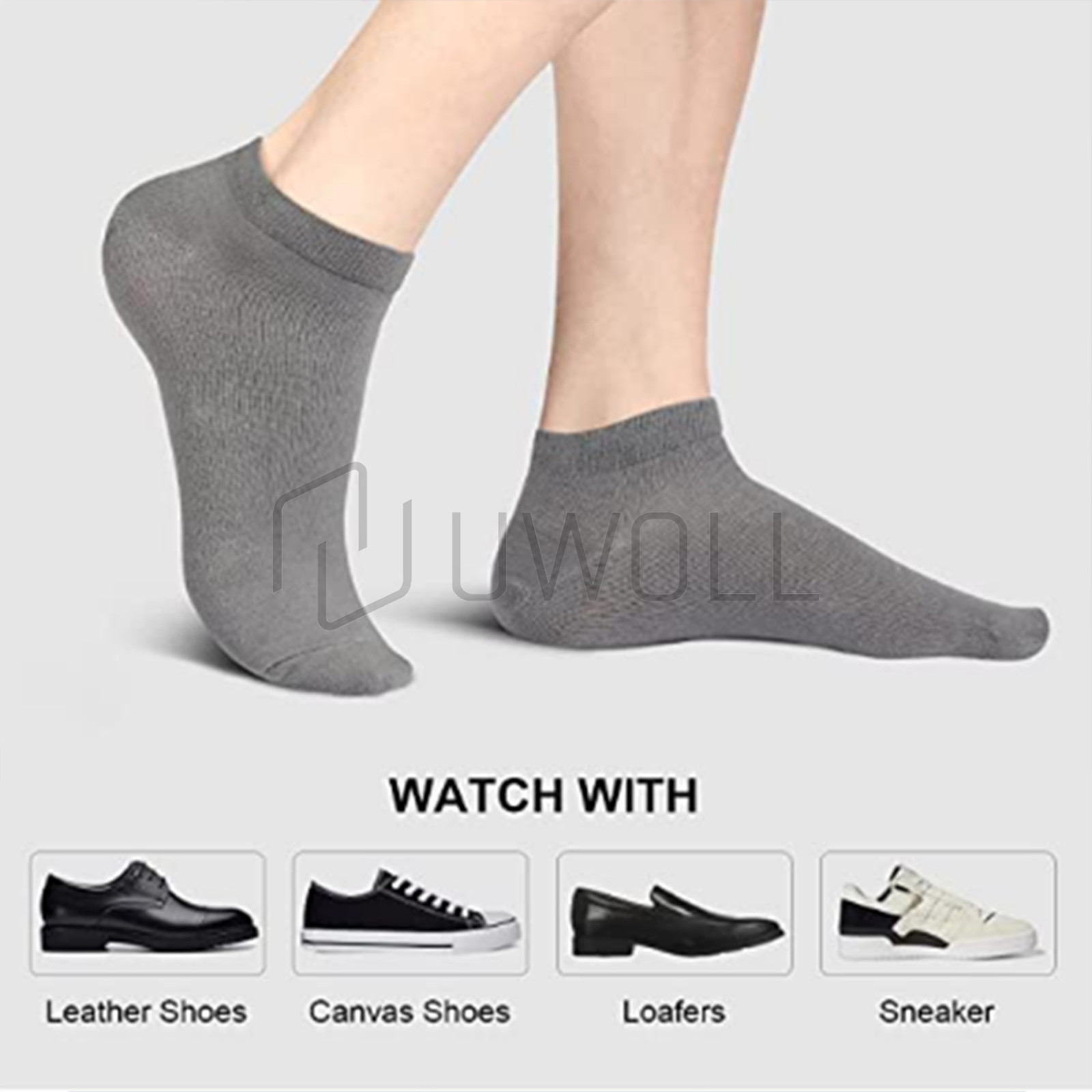 Ankle Socks Sport Cotton Crew Socks Low Cut Invisible for Men & Women