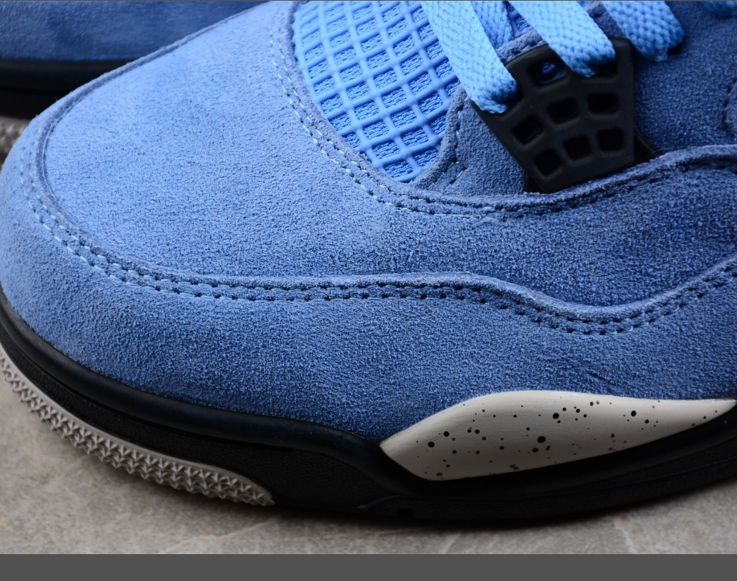 US Siez 7-12 Jordan 4 Retro “University Blue” Basketball Shoes for Men’s Shoes.