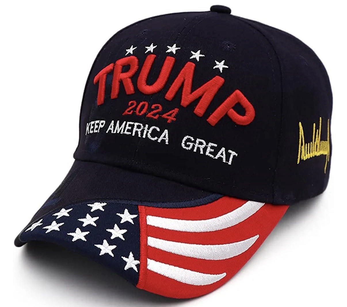 Trump 2024 Hat Keep America Great Embroidered Baseball Cap
