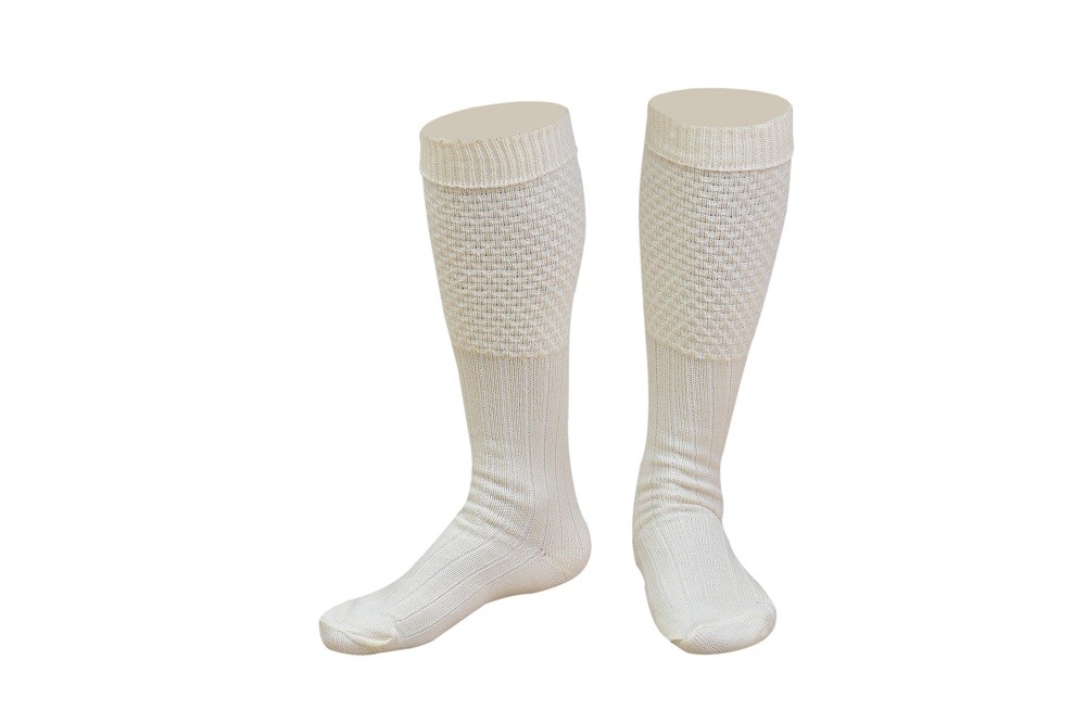 Men New Scottish Irish Highland Long Kilt Hose Socks Green White Black All sizes