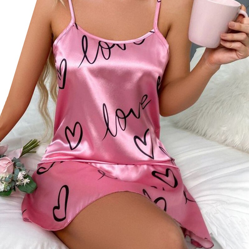 Sexy Women’s Lingerie Silk Satin Underwear Sleepwear Night Dress Babydoll Pajama
