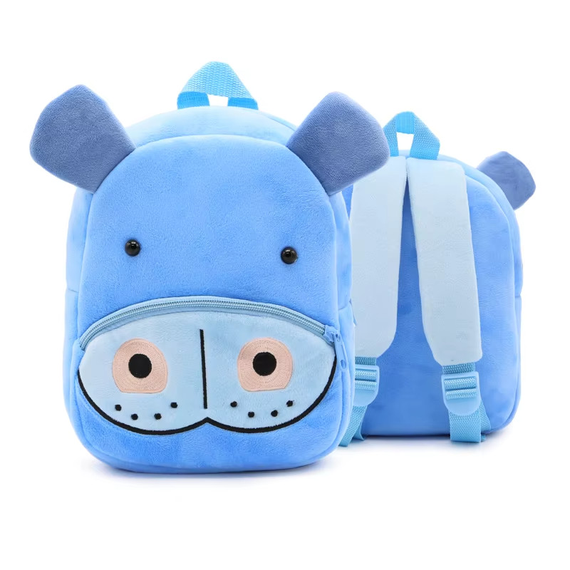Cute Animal Plush Backpack Toddler School Bag Cartoon Baby Gift for Boys Girls