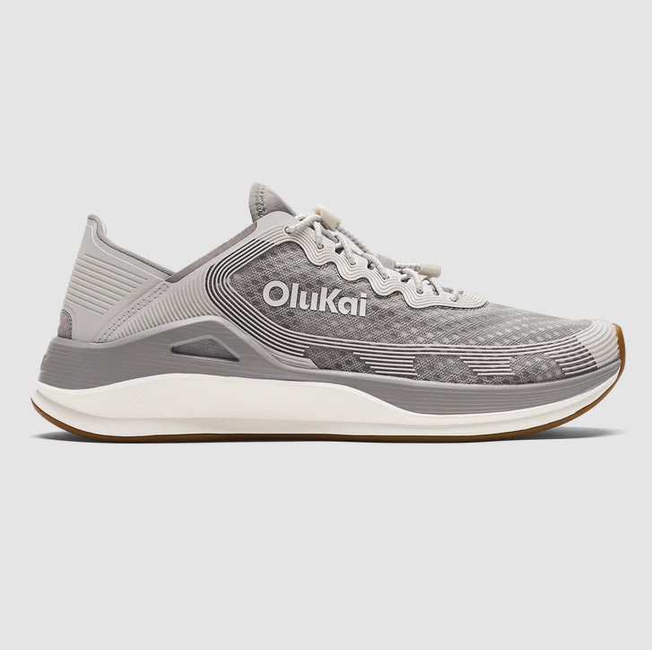 NEW SEAL OluKai Ahi Men’s Marine Water Shoes Ash Sterling Quick Dry Fishing Shoe