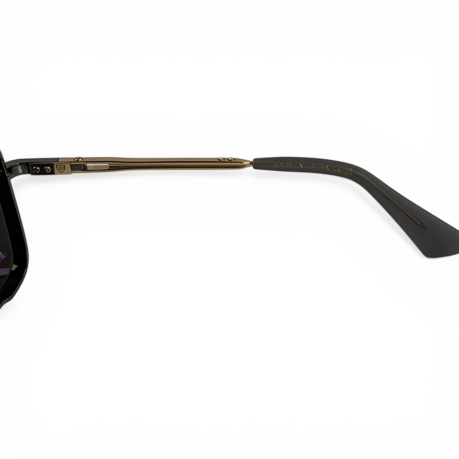 DITA DTS121-62-01-Z Mach Six Sunglasses Black Gold Luxury Eyewear (Pre-Owned)