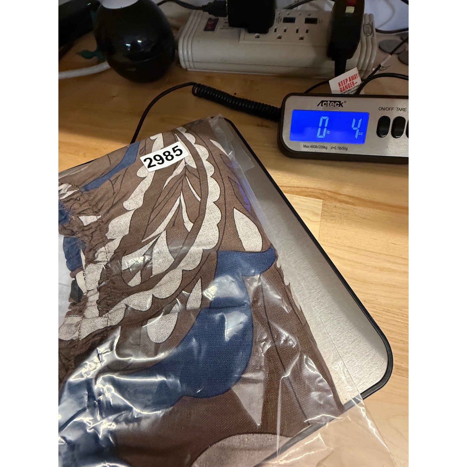 Terzo Millennio Blouse Women Small Brown Abstract Paisley Ruffle Linen Italy