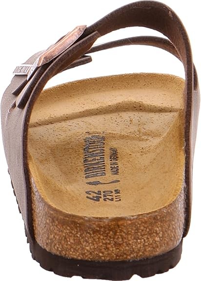 BIRKENSTOCK WOMEN’S ARIZONA SLIDE – SIZE: MEN 4 WOMEN 6 – MOCCA