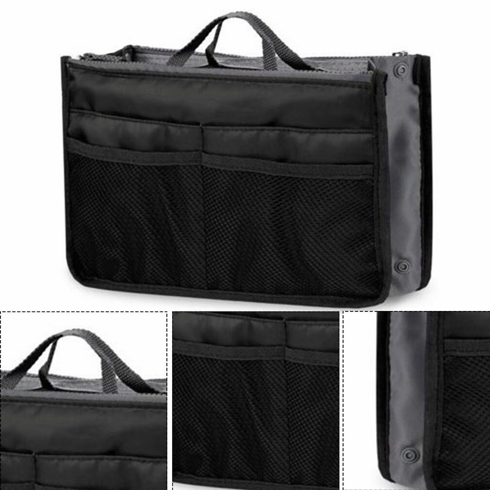 Tote Organizer Insert Bag Women Travel Large liner Handbag Purse Lady Makeup