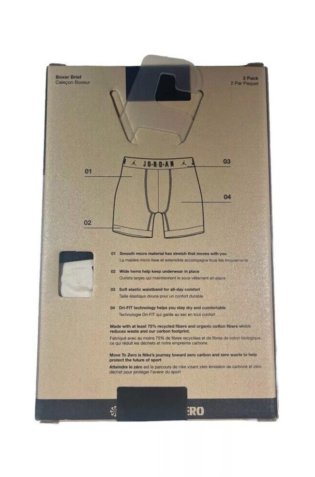 NWT. Jordan. 2 Pack. Flight Microfiber Boxer Briefs. Yellow/Blue. MRSP. $38.00