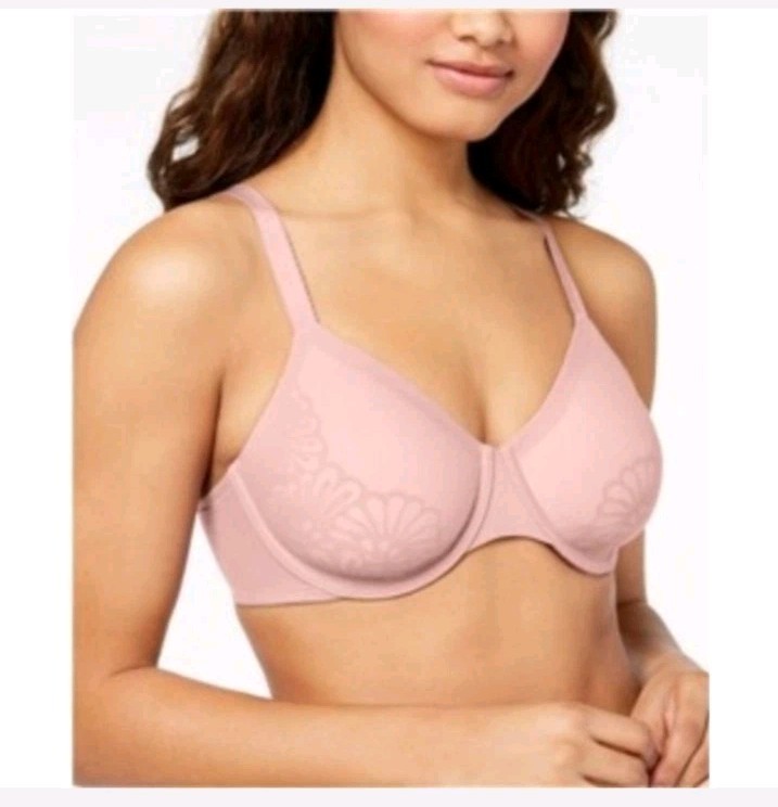 NWT Bali Lift Moderate Coverage Style 6563 Underwire Bra Hush Pink 40B #1002