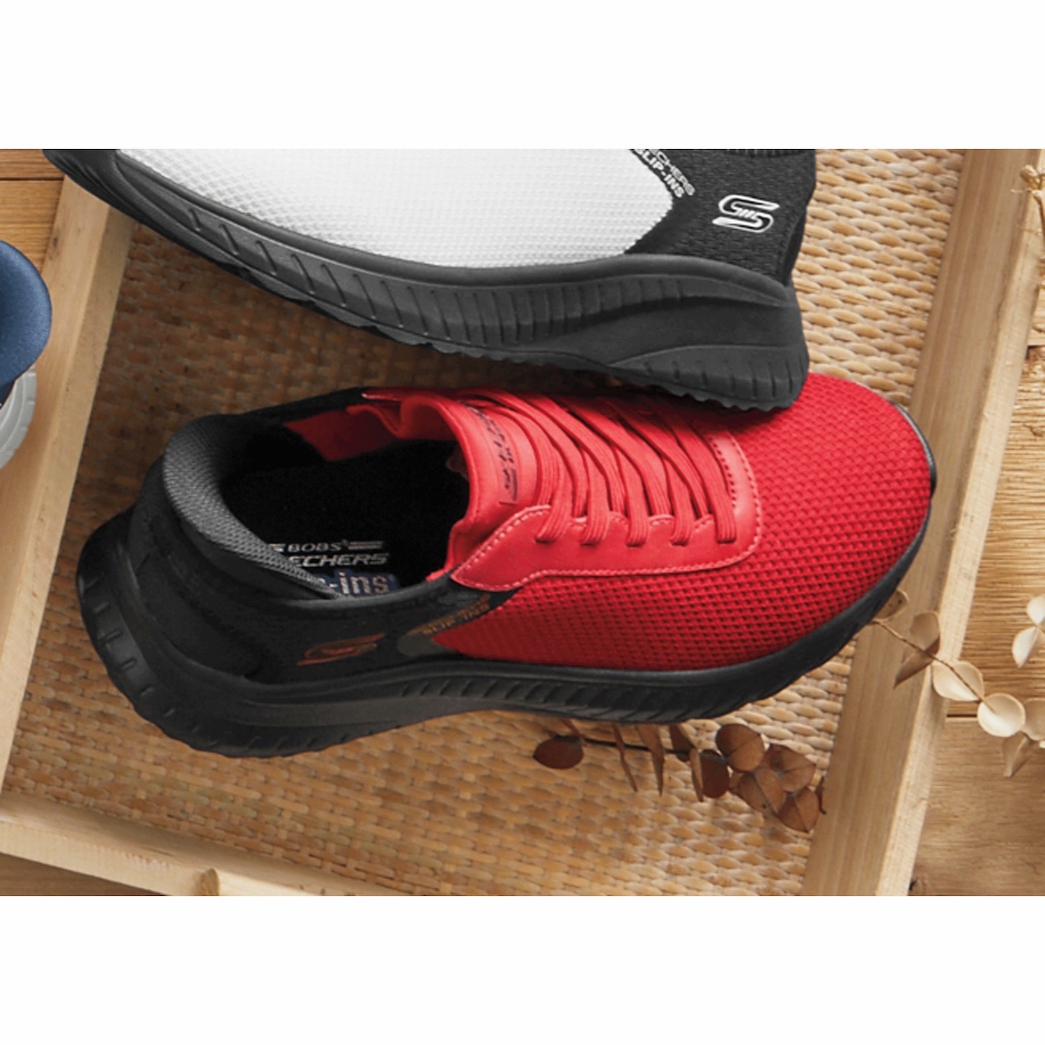 Authentic BOBS Men’s Slip Ins Squad Chaos Sneakers NO IMPORT FEE