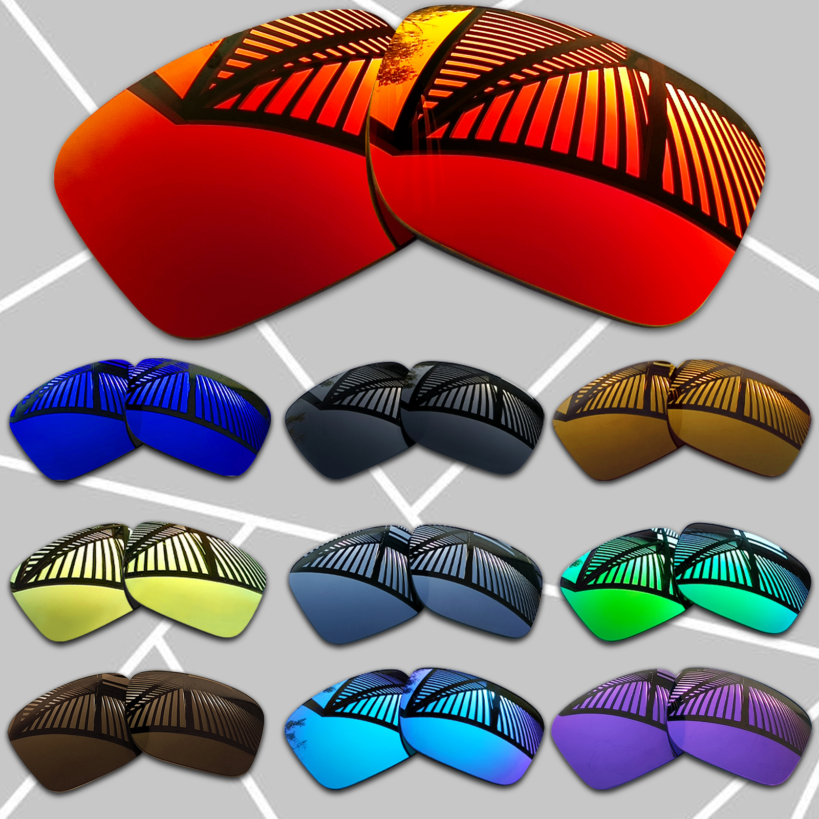 TRUE POLARIZED Replacement Lenses for-Oakley Sliver XL OO9341 Wholesale