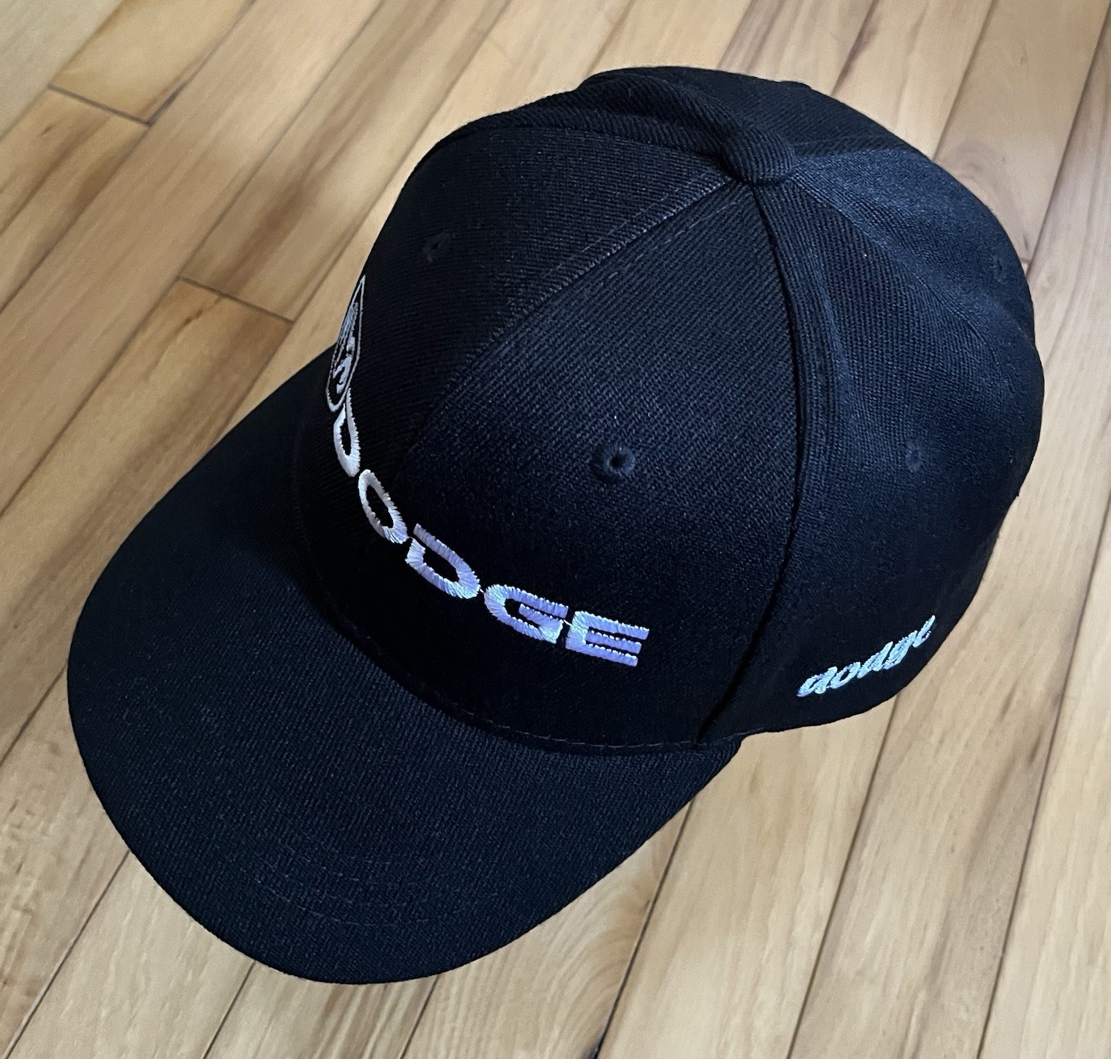 Dodge Logo Embroidered Baseball Cap, Back.