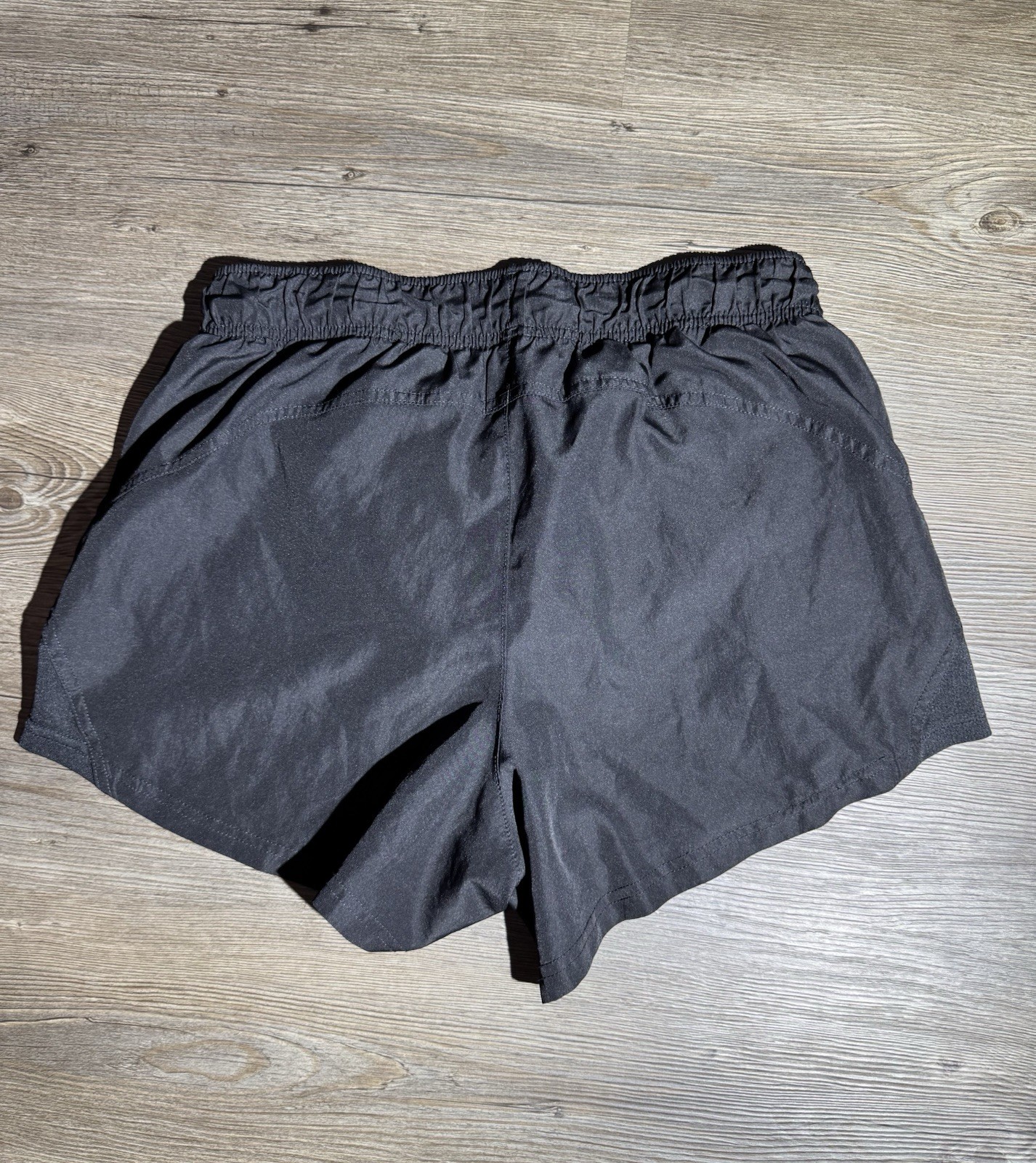 Athletic Works Women’s Running Shorts Black Size M 8-10 Built In Brief Lined