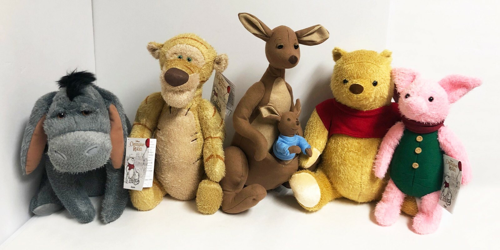 Disney Parks Store Winnie the Pooh Christopher Robin Movie Plush Set -You Choose