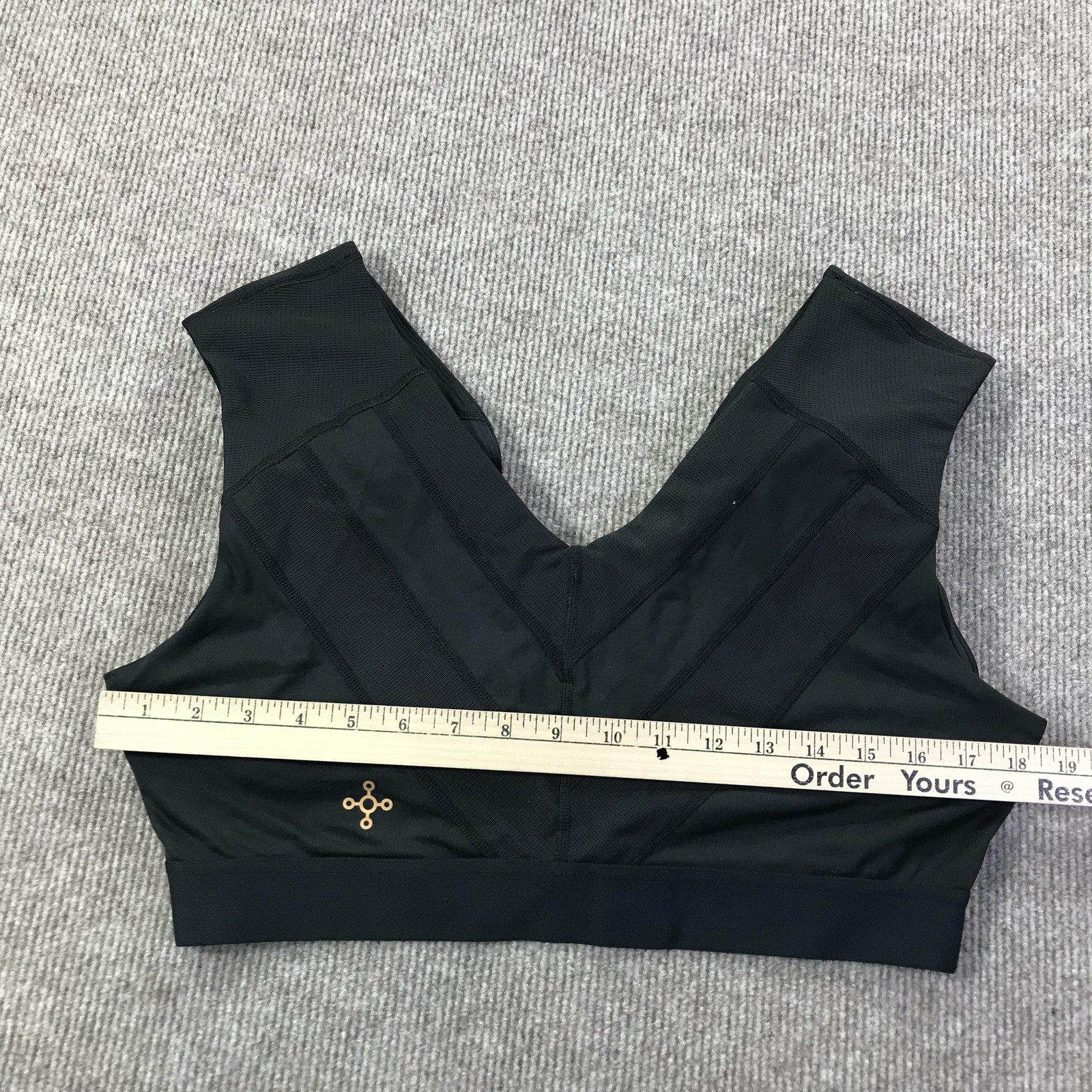 Tommie Copper Sport Bra Womens 2XL Black Shoulder Support Activewear Gym Comfort