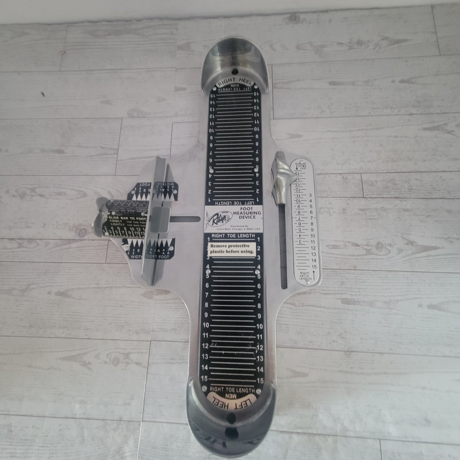 Vintage Ralyn Men’s Foot Measuring Device Excellent Condition