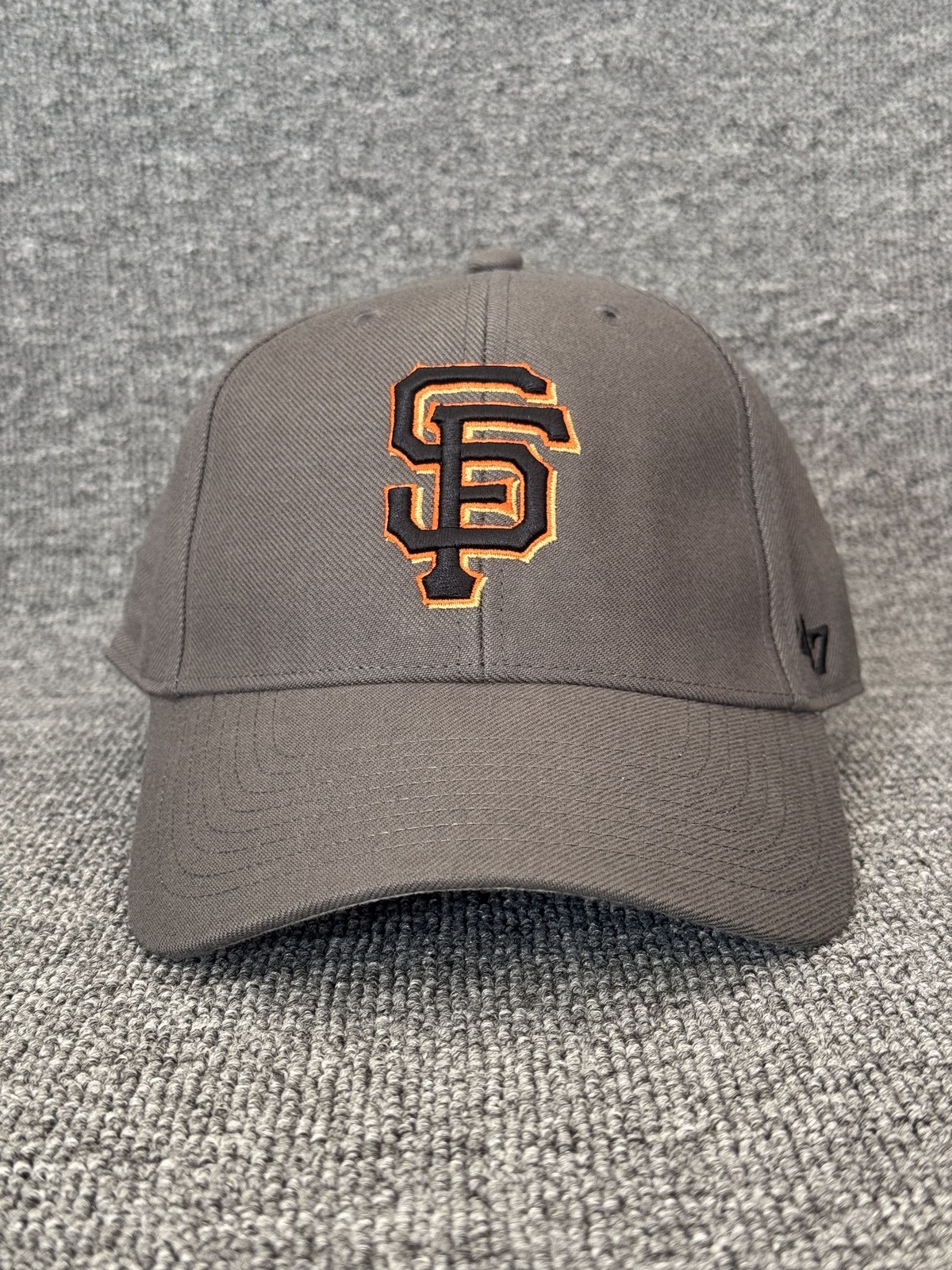 47 Brand San Francisco Giants Strapback Charcoal Grey One Size Baseball Cap