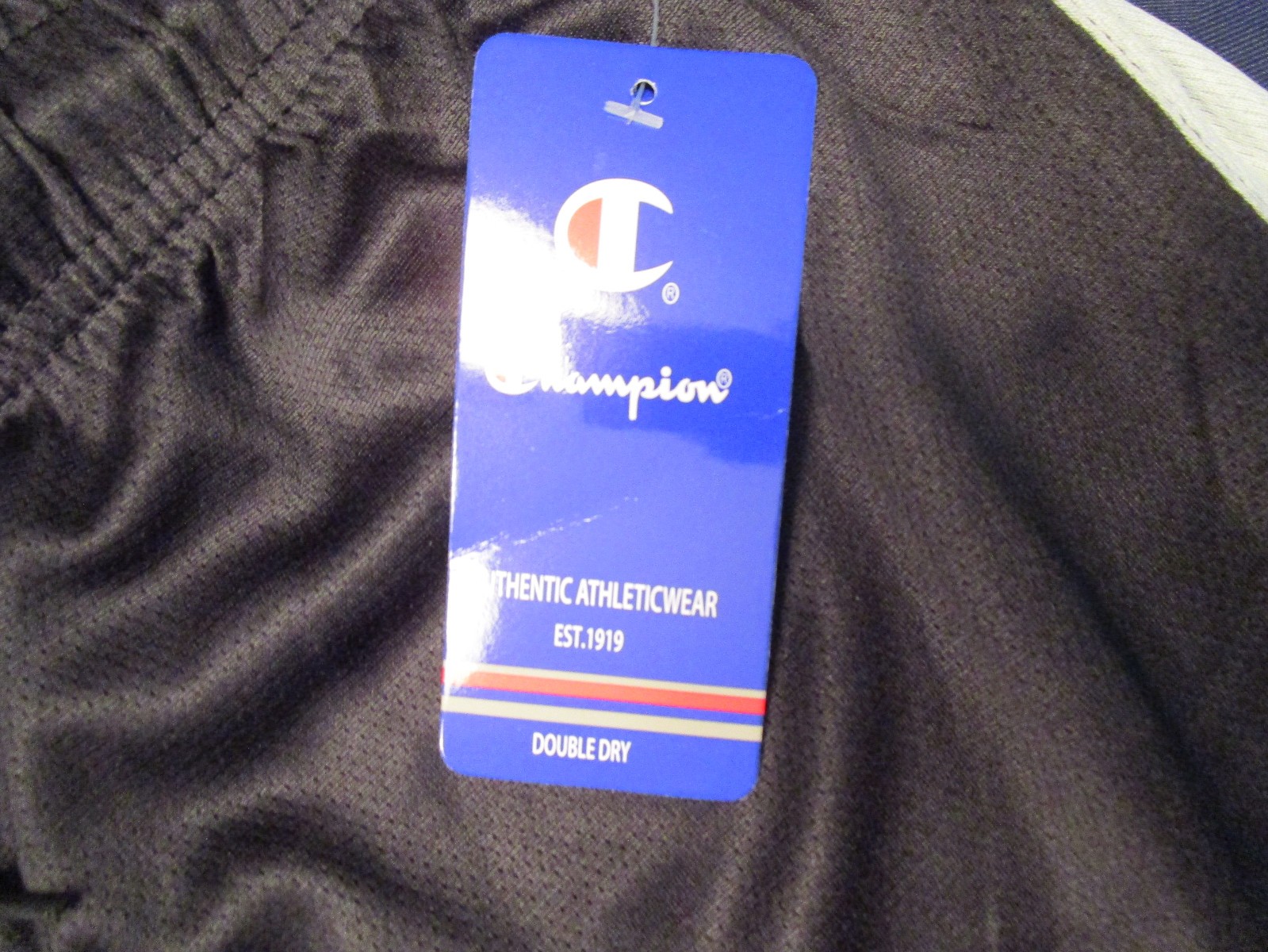 Nwt Champion Gym Basketball Activewear Shorts W/Pockets BLACK LG