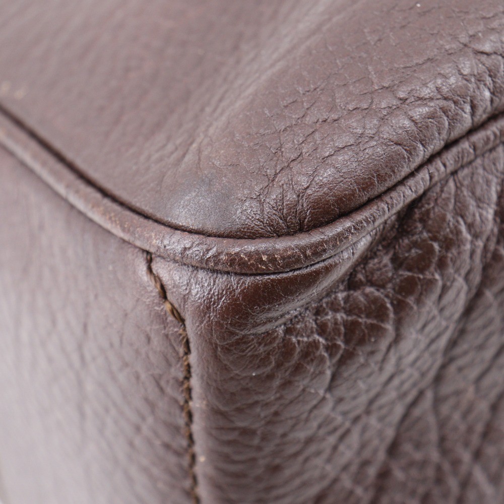CELINE Boogie bag Handbag 134023 Brown Brown leather Women