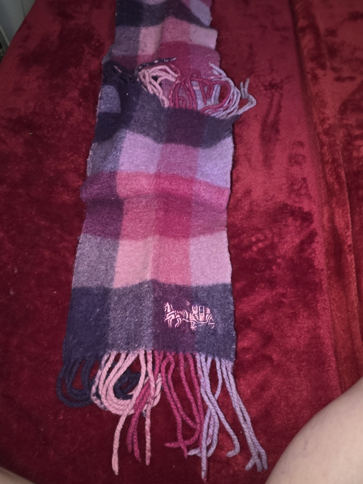 Women’s Coach Acrylic Knit Wool scarf