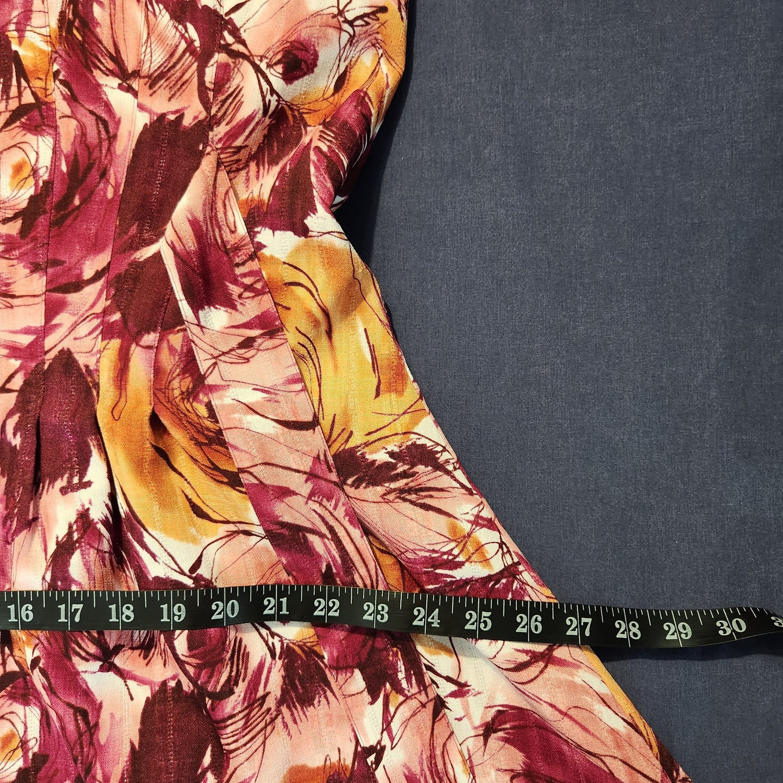 Liz Claiborne Axcess Floral Tie Back Waist Classic/Old-Money Sundress XL