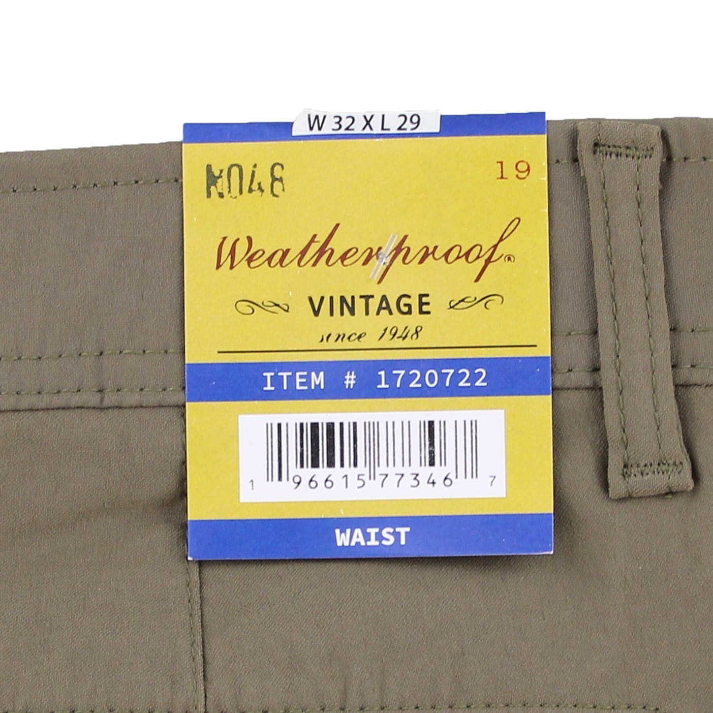 Weatherproof Vintage Comfort Stretch Pants, Men’s Tapered, 5 Pocket Design
