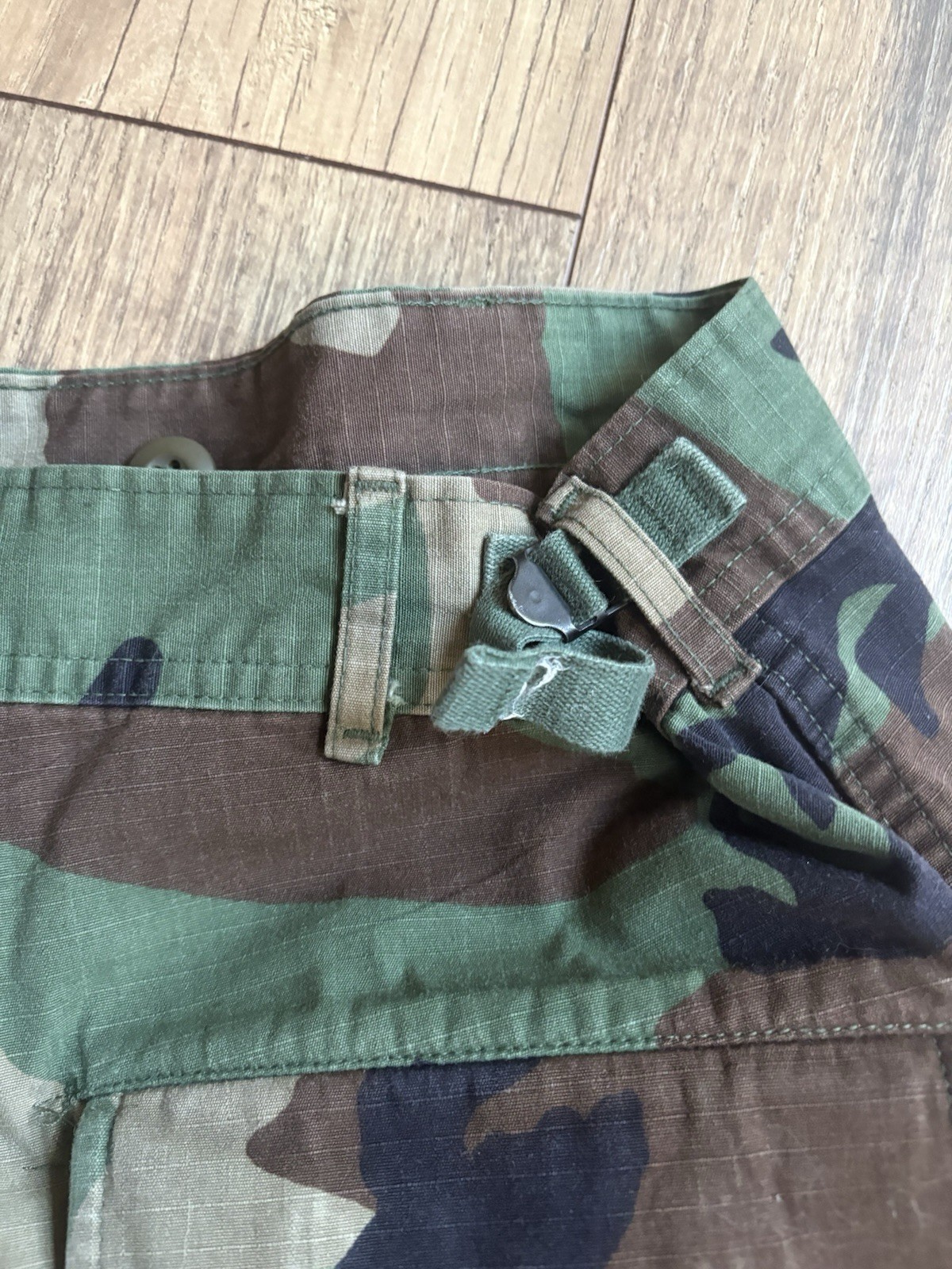 Vintage 90s Woodland Camo Military BDU Trousers