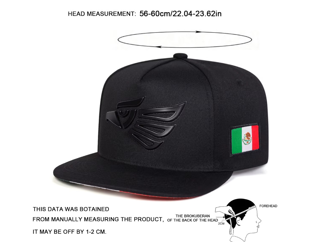 MEXICO Hat Hecho En Mexico Eagle Aguila Embroidery Curved Baseball Cap Hip Hop