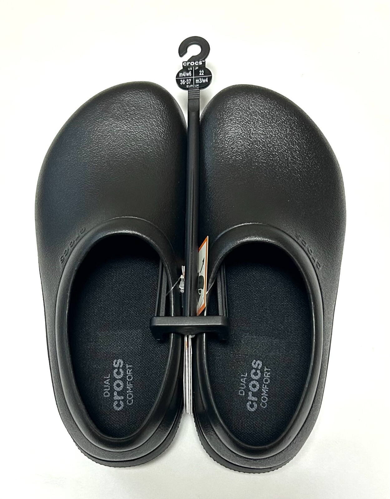 Crocs Slip Resistant Shoes Black – On The Clock Clogs, Nurse Shoes, Chef Shoes