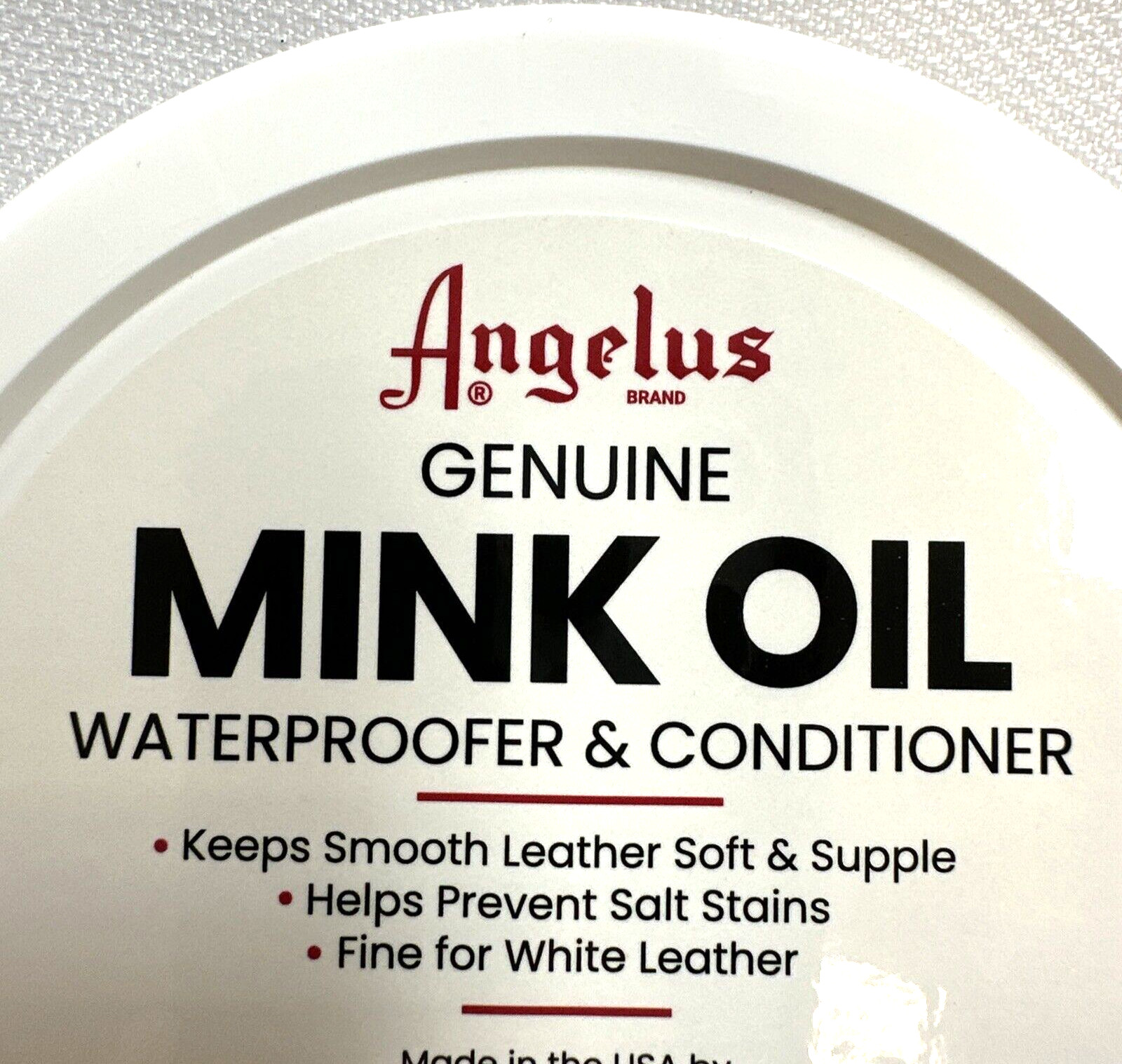 Angelus Genuine Mink Oil Waterproofer And Conditioner 7.6 oz / 215gm for Leather