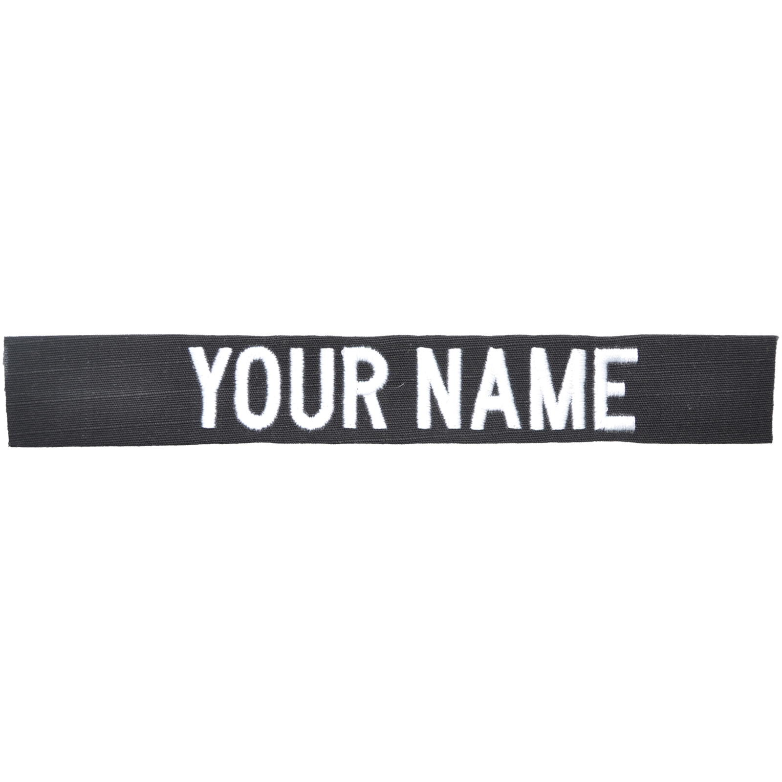 Custom RipStop Name Tape – Black