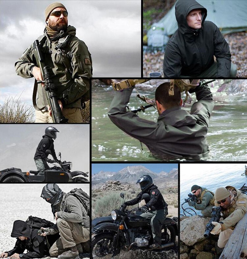 Mens Jacket Winter Military Tactical Waterproof Warm Soft Shell Windbreaker US