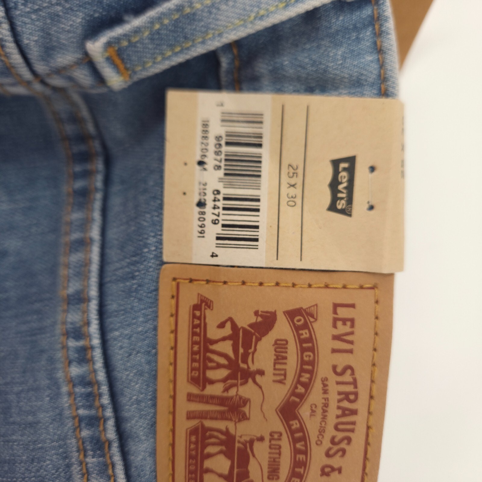 NEW Denizen Levi’s 285 Relaxed Fit Jeans Men’s 25×30 Blue Denim w/ Tags