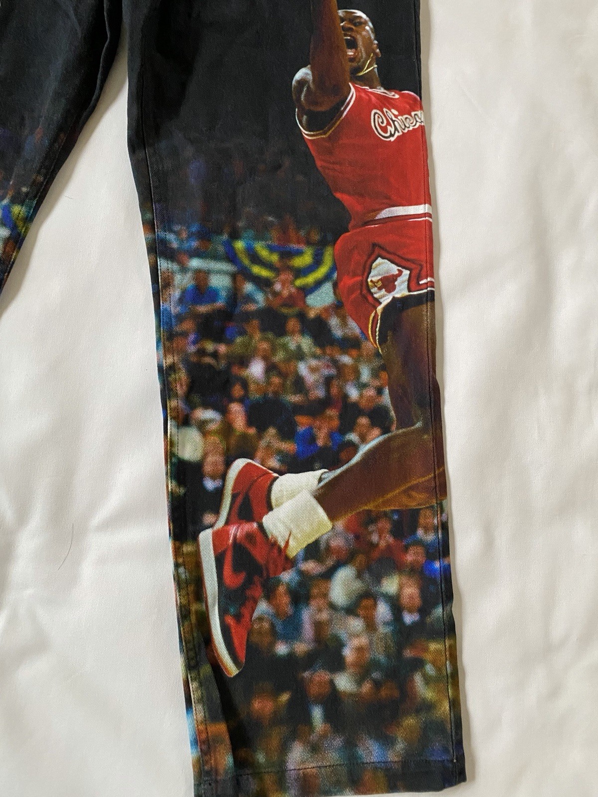 Air Jordan Printed Dunk Contest Twill Pants Black Size 34