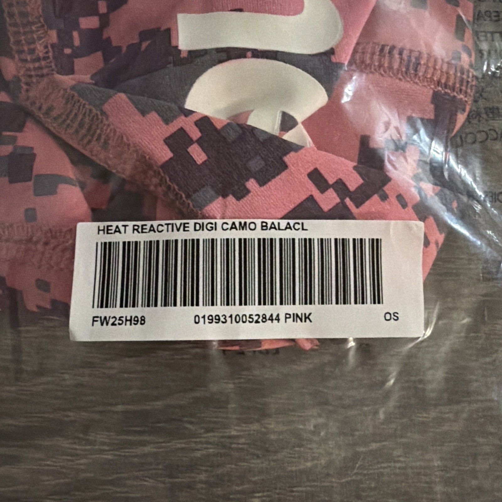 Supreme Heat Reactive Digi Camo Balaclava Pink FW25 AUTHENTIC Or Your Money Back