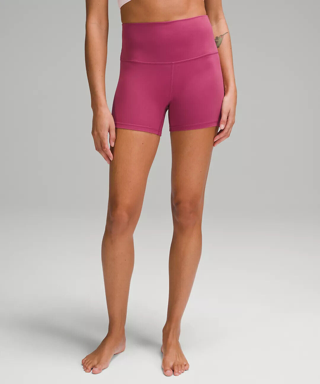 LULULEMON ALIGN HIGHRISE SHORTS 4″ WASHED MUAVE MULTIPLE SIZES NEW