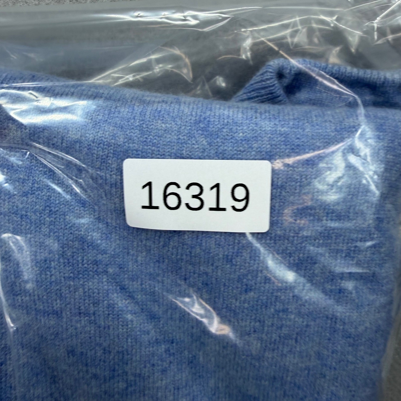 J.Crew Cashmere Mock Neck Sweater Womens Small Blue Long Sleeve Knit Top
