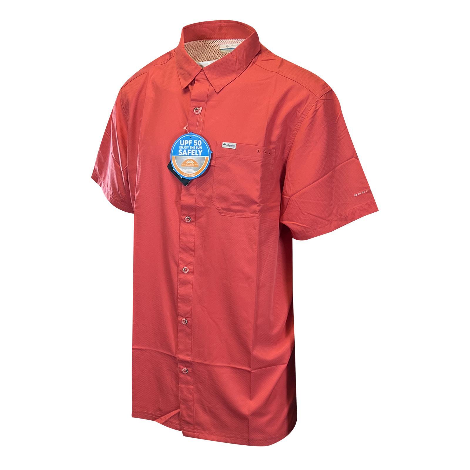 Columbia Men’s Shirt Slack Tide PFG Camp Shirt UPF 50 S/S