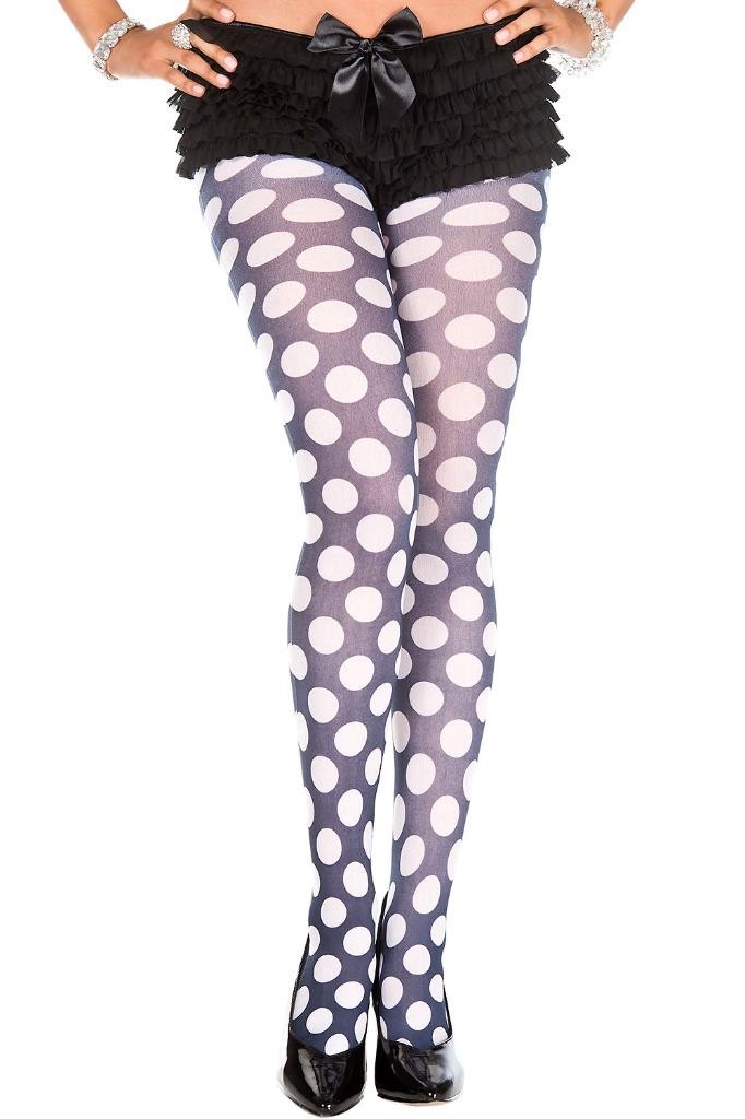 NEW sexy MUSIC LEGS circle DOTTED spotted POLKA dots PANTYHOSE stockings TIGHTS