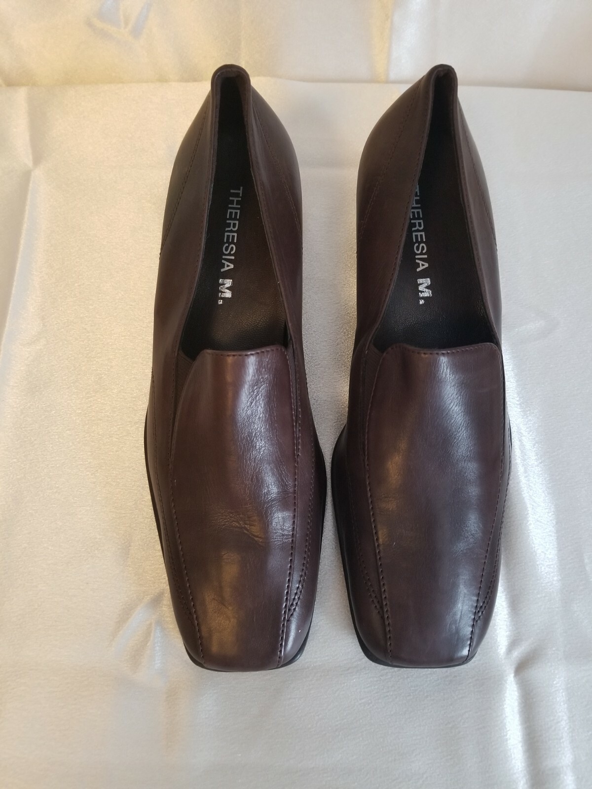 Theresia M “Nancy” Brown Leather Women Shoes. Size US 6.5, Euro 37.5, UK 4.5