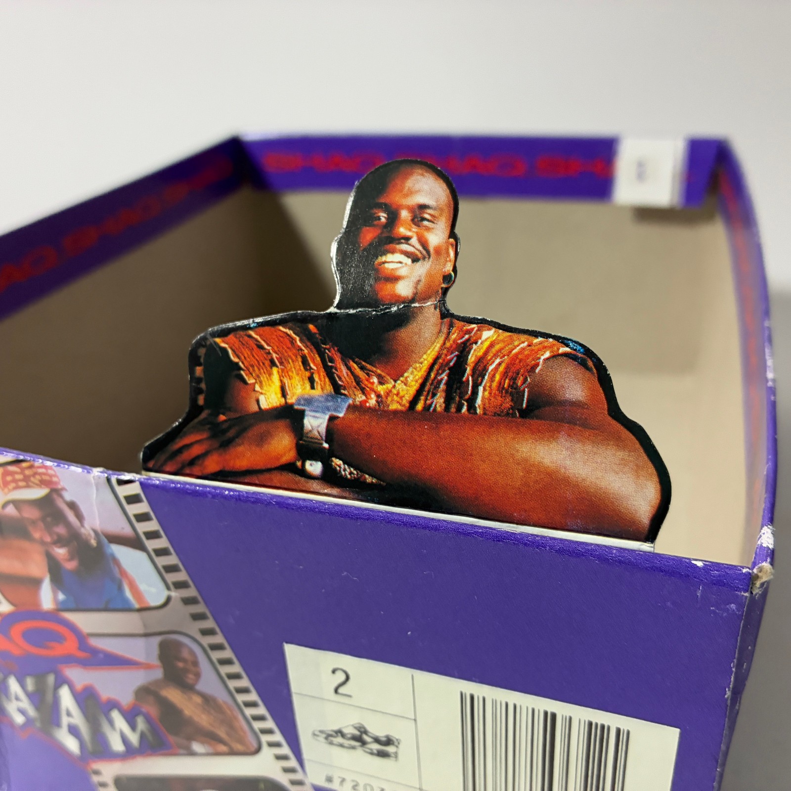 Shaq as Kazaam Show Box – 1996 KidsNATION – EMPTY BOX – no shoes