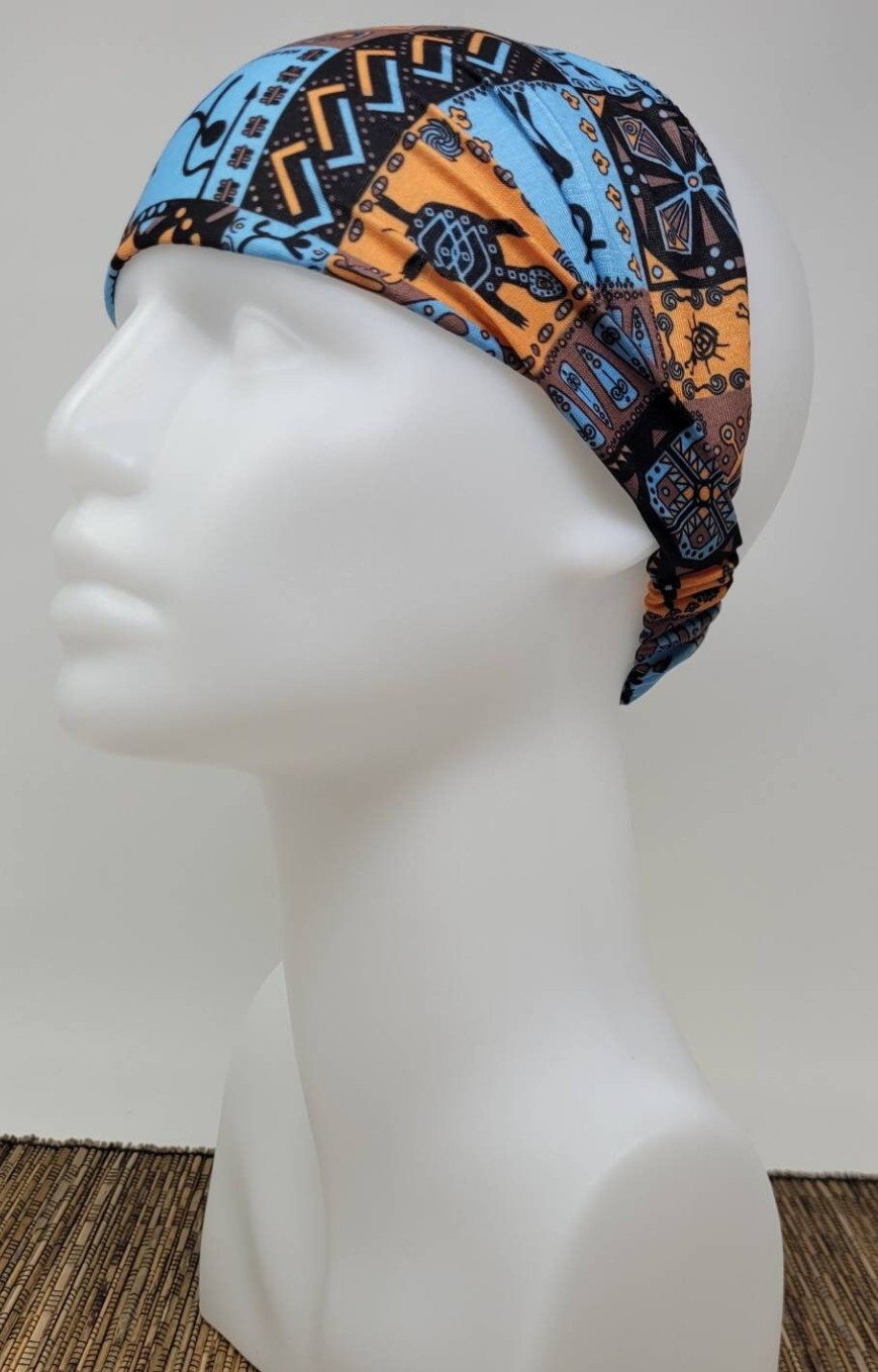 African Headband African Head Wrap for Women Elastic Headband Elastic Head Wraps