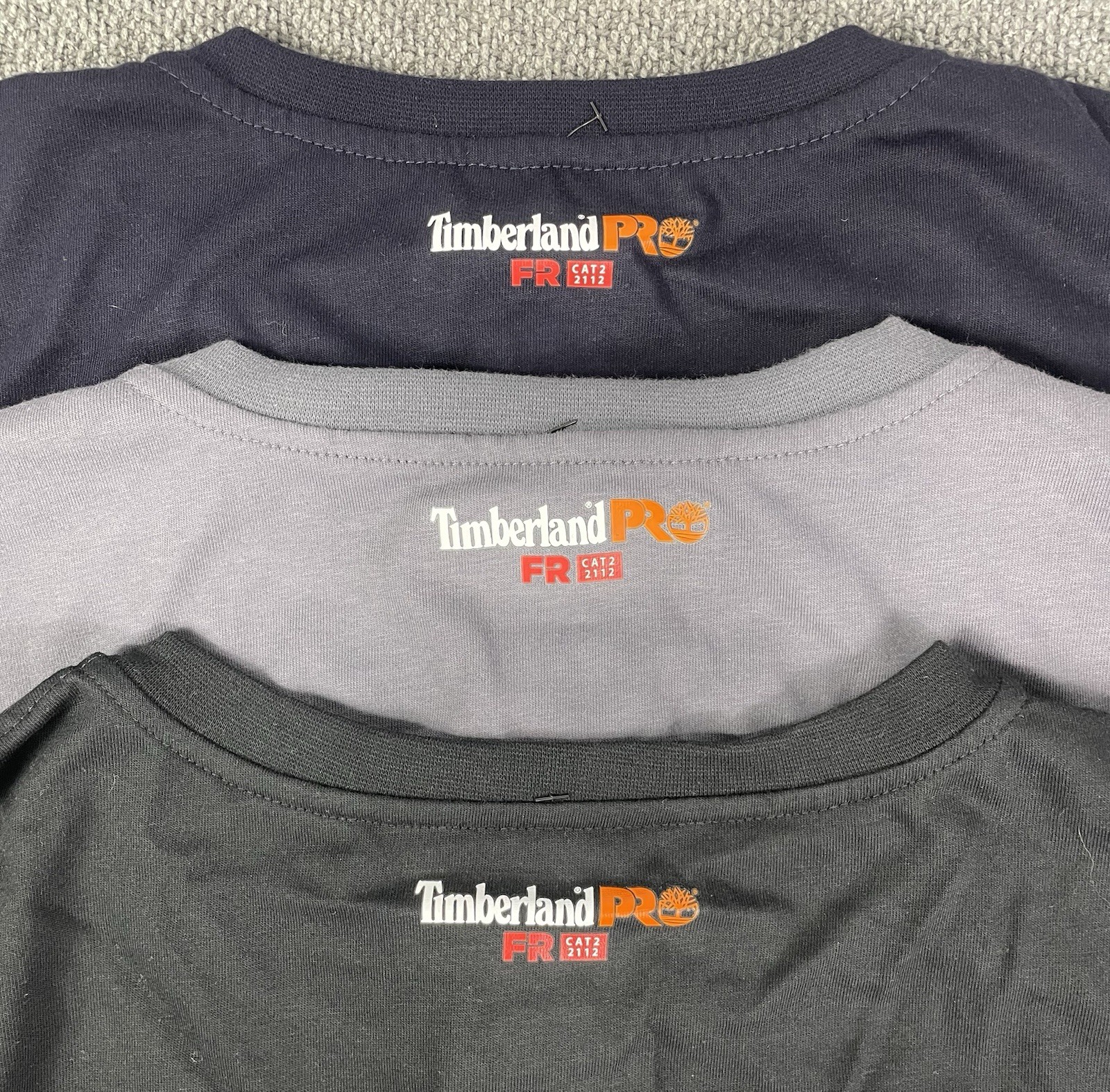 Timberland Big & Tall Lot of 3 Men’s 4XL Flame-Resistant Long-Sleeve Henley NWT
